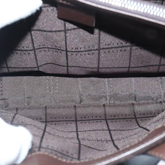 CELINE C Macadam Canvas Hand Bag Brown Auth ep6548 - Picture 10 of 16